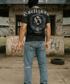 Corteo HOOLIGAN BADGE Fullprint Washing T-shirt