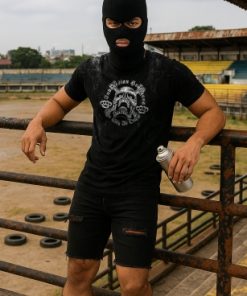 Corteo SKULL BONES Fullprint Washing T-shirt