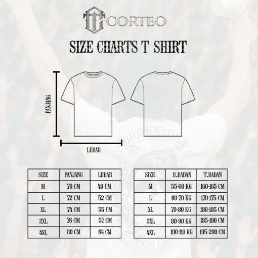 Corteo FEAR ON ONE Fullprint Washing T-shirt - Image 12